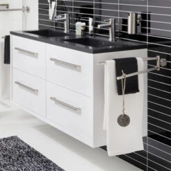 TIGER Boston Kolomkast Wit Hoogglans 40cm -Pro Badkamer Verkoop 123 538