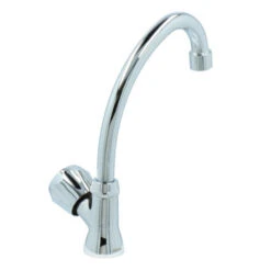 Handson Fonteinkraan Thomas C-uitloop Met Draaiknop Chroom -Pro Badkamer Verkoop 123 5388