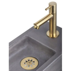 Differnz Fonteinkraan Recht Mat Goud -Pro Badkamer Verkoop 123 5464