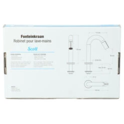 Atlantic Fonteinkraan Scott Met Draaiknop Chroom 21 Atlantic Fonteinkraan Scott Met Draaiknop Chroom -Pro Badkamer Verkoop 123 5476