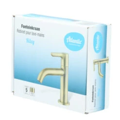 Atlantic Fonteinkraan Riley Met Hendel Messing -Pro Badkamer Verkoop 123 5490