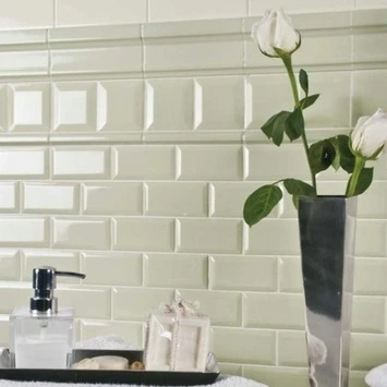 Wandtegel Metro Creme 10x20 Cm 0,96 M² 3 Wandtegel Metro Creme 10x20 Cm 0,96 M² - Afbeelding 3