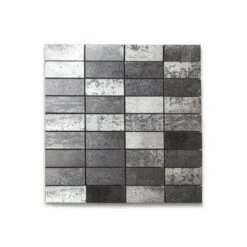 Mozaïektegel Vulcano Zwart 30x30 Cm