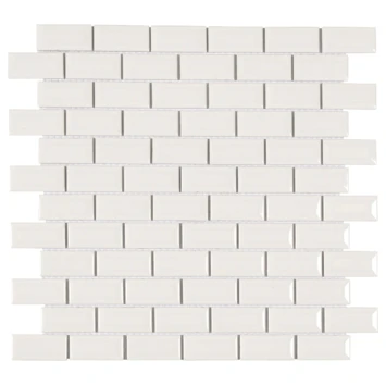 Mozaïektegel Mini Metro Wit 32,2x29,8 Cm 4 Stuks 1 Mozaïektegel Mini Metro Wit 32,2x29,8 Cm 4 Stuks