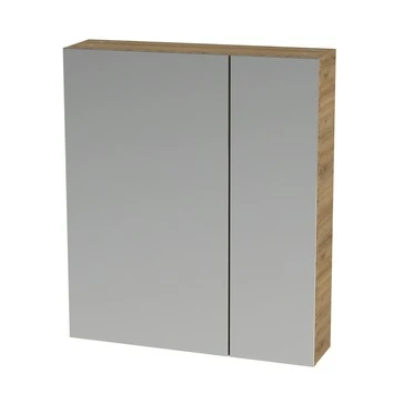 TIGER S-line Spiegelkast 60cm Chalet Eiken 1 TIGER S-line Spiegelkast 60cm Chalet Eiken