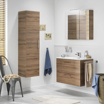 TIGER S-line Spiegelkast 60cm Chalet Eiken 2 TIGER S-line Spiegelkast 60cm Chalet Eiken - Afbeelding 2