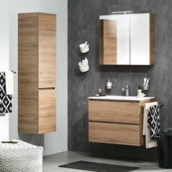 TIGER S-line Spiegelkast 60cm Chalet Eiken 10 TIGER S-line Spiegelkast 60cm Chalet Eiken -Pro Badkamer Verkoop 123 585