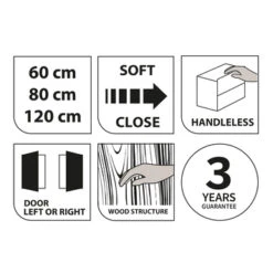 TIGER S-line Spiegelkast 60cm Chalet Eiken 15 TIGER S-line Spiegelkast 60cm Chalet Eiken -Pro Badkamer Verkoop 123 590