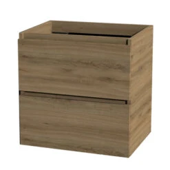 Tiger Karlo Badkamermeubel 60 Cm Chalet Eiken Met Wastafel Hoogglans Wit -Pro Badkamer Verkoop 123 623