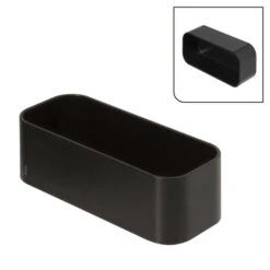 Tiger Wandrek/douchemand 2-store 25cm Zwart -Pro Badkamer Verkoop 123 63