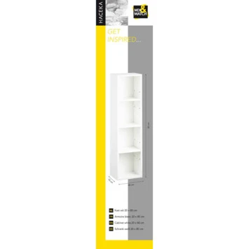 Haceka Mix&match Kast Wit 80x20 Cm 3 Haceka Mix&match Kast Wit 80x20 Cm - Afbeelding 3