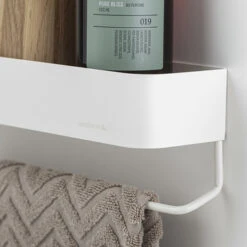 Sealskin Brix Wandrek Met Handdoekrek 55 Cm Wit -Pro Badkamer Verkoop 123 879