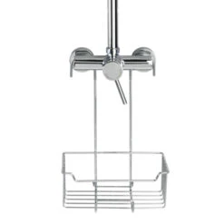 Wenko Douchecaddy Milo Om Aan Kraan Te Hangen Glanzend RVS -Pro Badkamer Verkoop 123 96