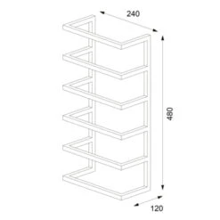 Sealskin Carré Handdoekrek Groot Wit -Pro Badkamer Verkoop 123 996